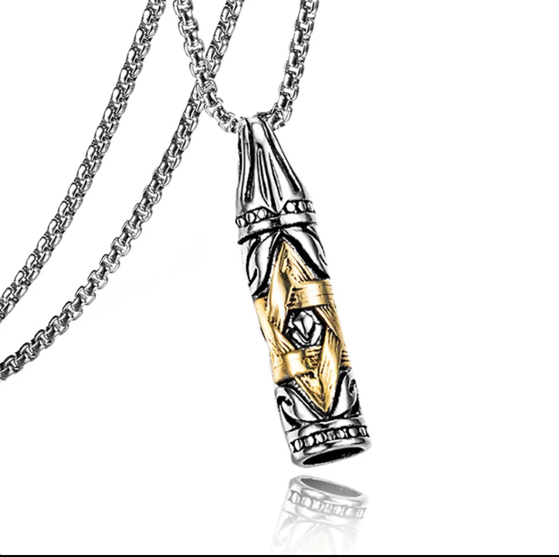 Israel bullet necklace